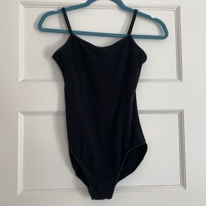 Black cami leotard